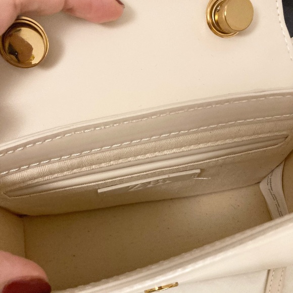 Zara White Crossbody Bag - Picture 2 of 4